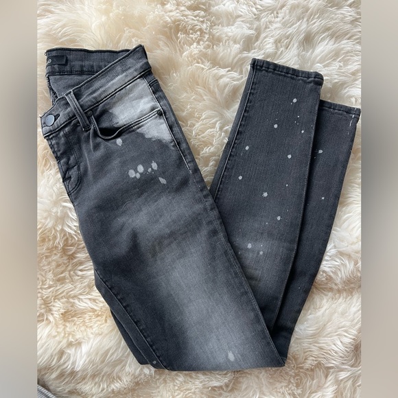 J Brand Denim - J Brand spotted skinny jeans